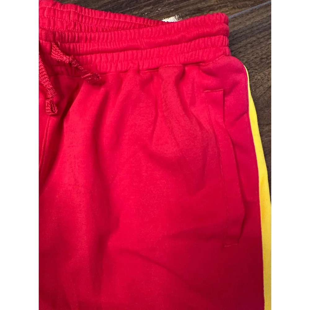 Nike Atlanta‎ Hawks NBA Dri-FIT Red Yellow Youth XL Joggers Track Pants 18/20